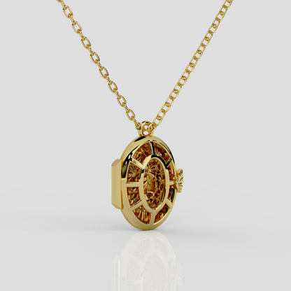 Wonderland 'Fairytale' Locket in Yellow Gold or Platinum