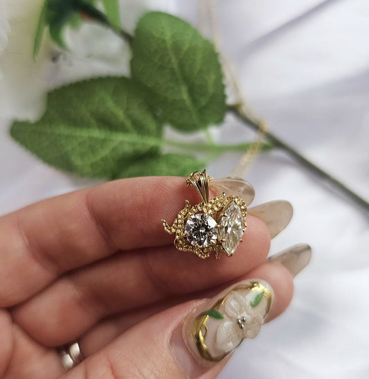 Afterlight Necklace in 18ct Yellow Gold