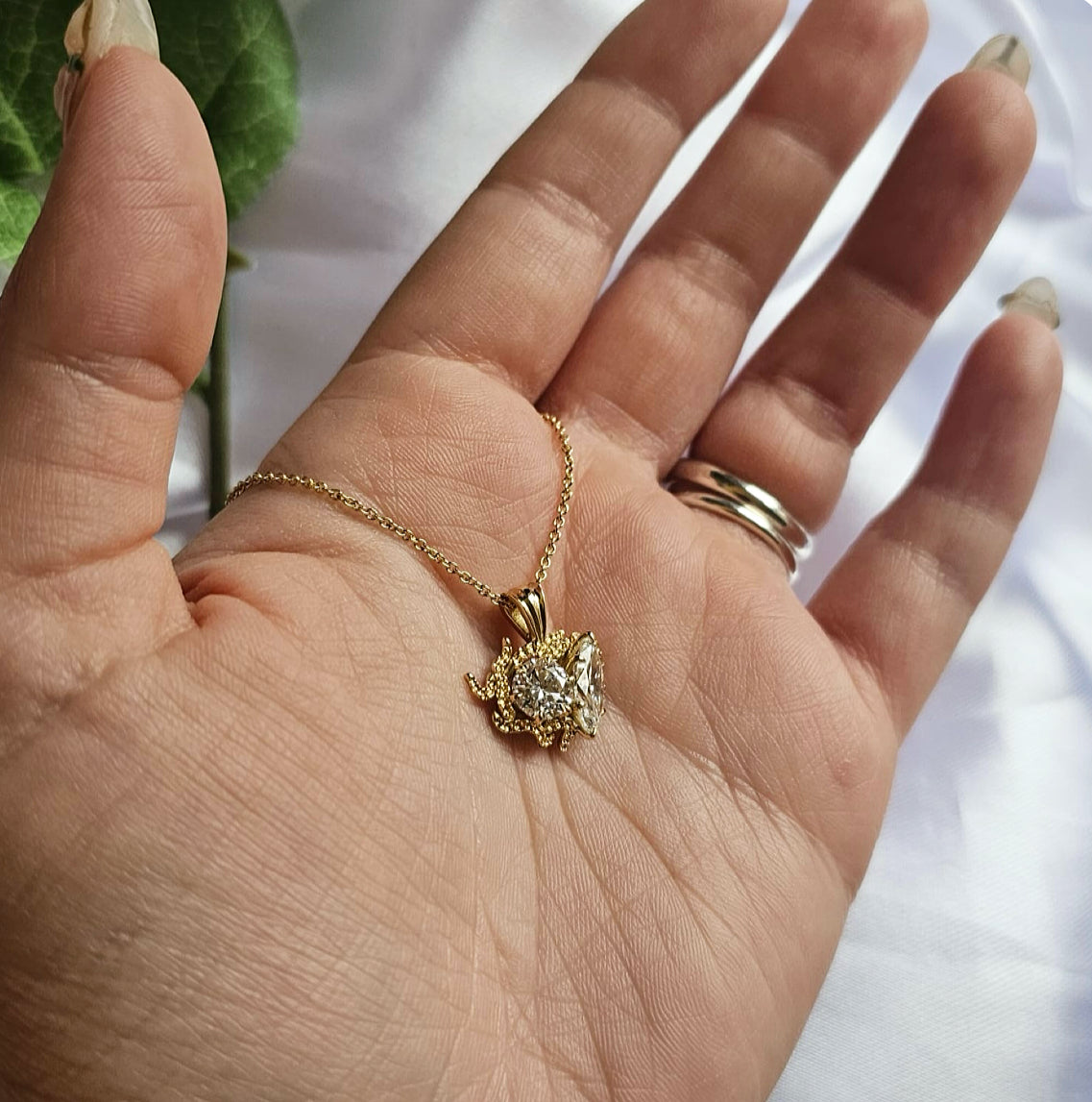 Afterlight Necklace in 18ct Yellow Gold