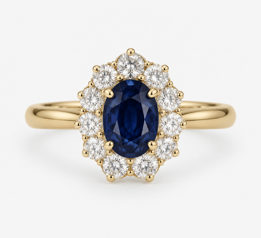 Natalie's Engagement Ring - Halo